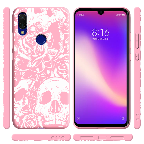 Чехол BoxFace Xiaomi Redmi 7 Skull and Roses