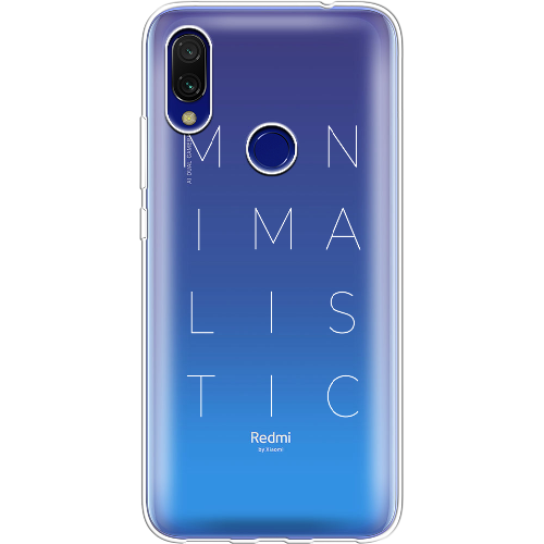 Чехол BoxFace Xiaomi Redmi 7 Minimalistic