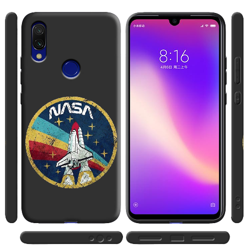 Чехол BoxFace Xiaomi Redmi 7 Space Shuttle NASA