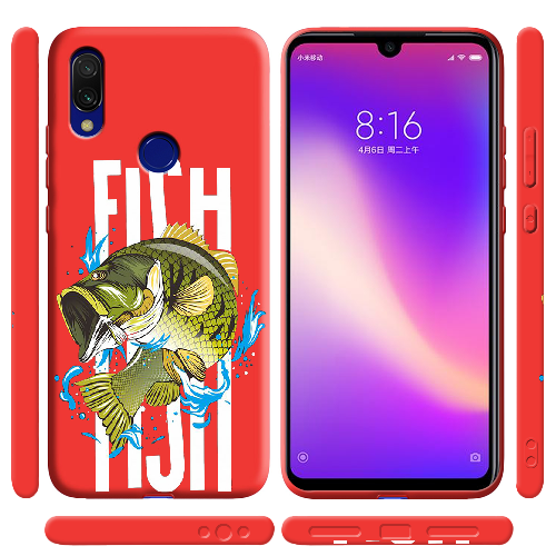 Чехол BoxFace Xiaomi Redmi 7 Bass fish