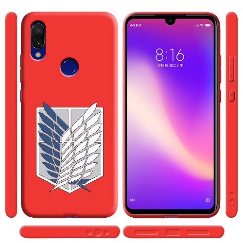 Чехол BoxFace Xiaomi Redmi 7 Атака Титанов Крылья Свободы