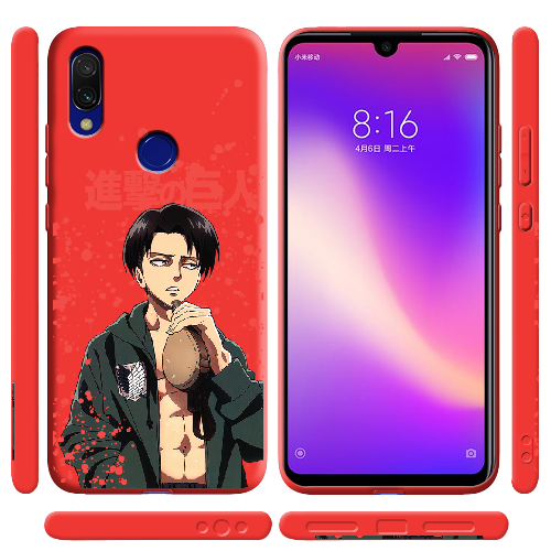 Чехол BoxFace Xiaomi Redmi 7 Атака Титанов Леви