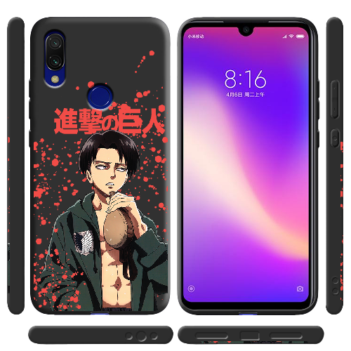 Чехол BoxFace Xiaomi Redmi 7 Атака Титанов Леви