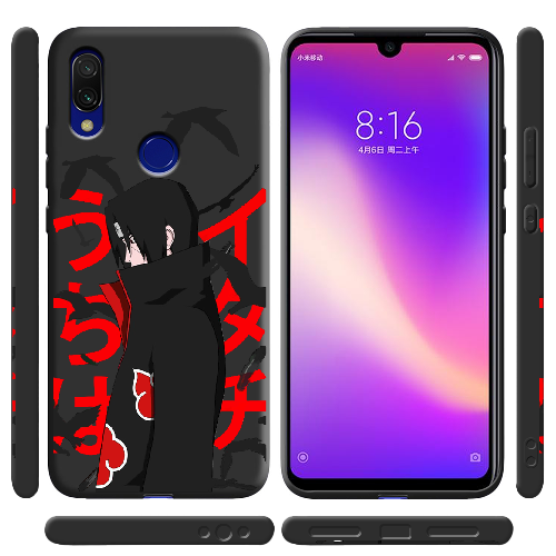 Чехол BoxFace Xiaomi Redmi 7 Учиха Итачи с Вороном