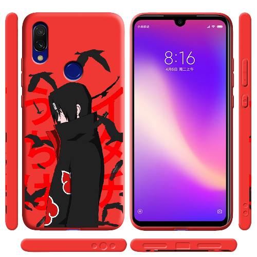 Чехол BoxFace Xiaomi Redmi 7 Учиха Итачи с Вороном