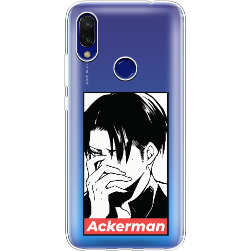 Чехол BoxFace Xiaomi Redmi 7 Attack On Titan - Ackerman