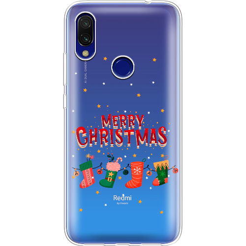 Чехол BoxFace Xiaomi Redmi 7 Рождественские Носки