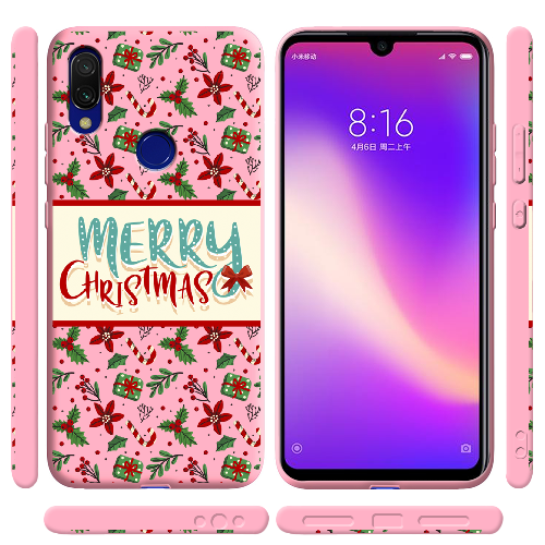 Чехол BoxFace Xiaomi Redmi 7 Vintage Christmas Congratulation