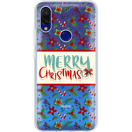 Чехол BoxFace Xiaomi Redmi 7 Vintage Christmas Congratulation