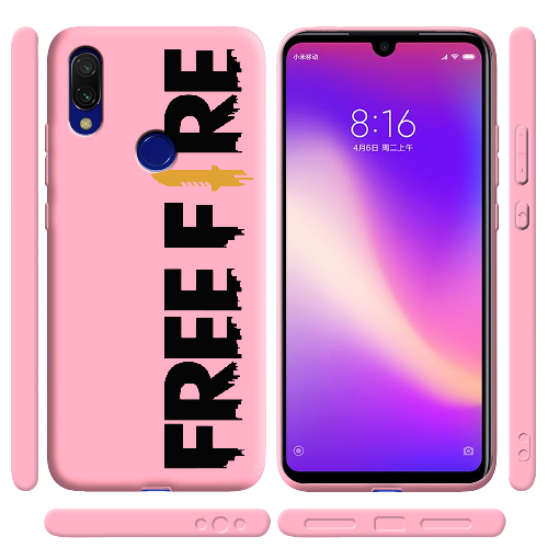 Чехол BoxFace Xiaomi Redmi 7 Черный Free Fire