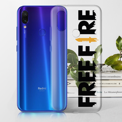 Чехол BoxFace Xiaomi Redmi 7 Черный Free Fire