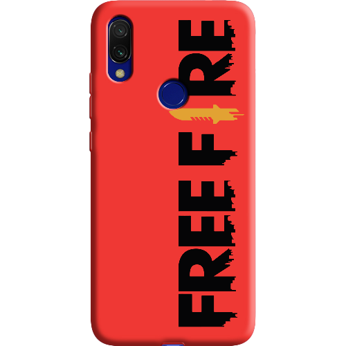 Чехол BoxFace Xiaomi Redmi 7 Черный Free Fire