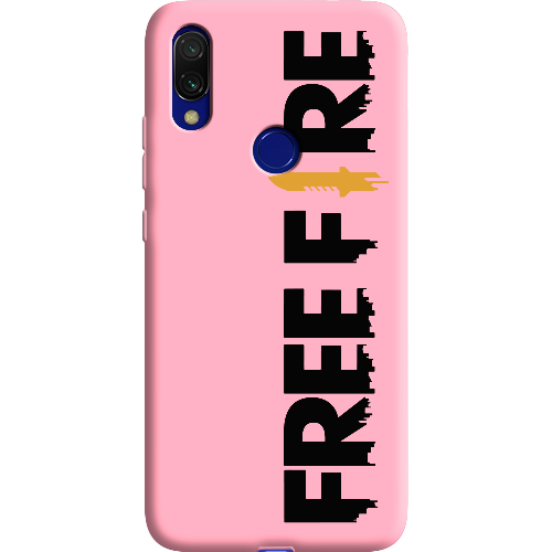 Чехол BoxFace Xiaomi Redmi 7 Черный Free Fire