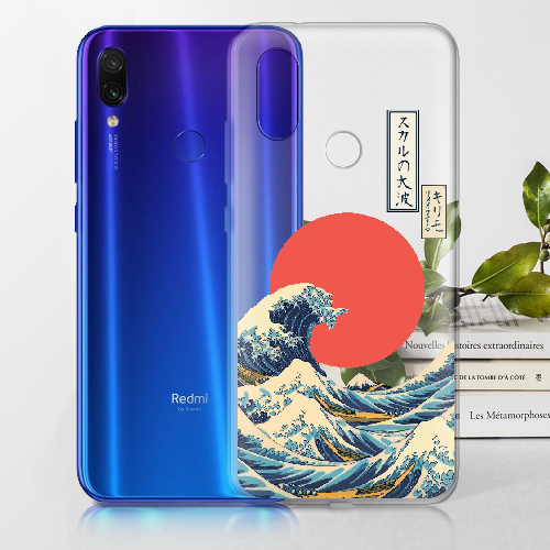 Чехол BoxFace Xiaomi Redmi 7 Большая волна в Канагаве