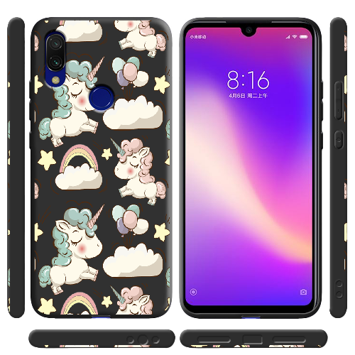 Чехол BoxFace Xiaomi Redmi 7 Unicorns