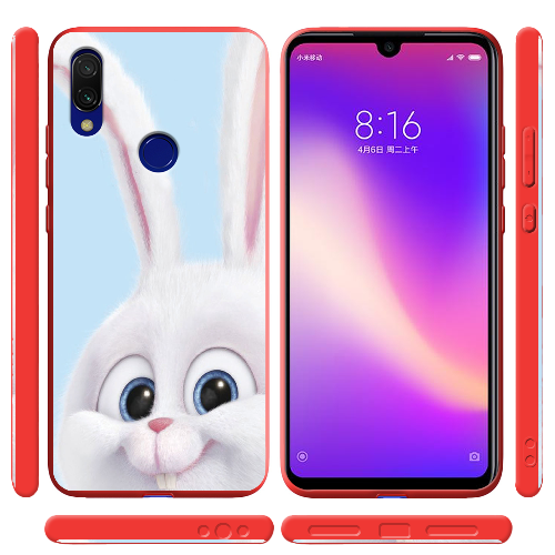 Чехол BoxFace Xiaomi Redmi 7 Кролик Снежок