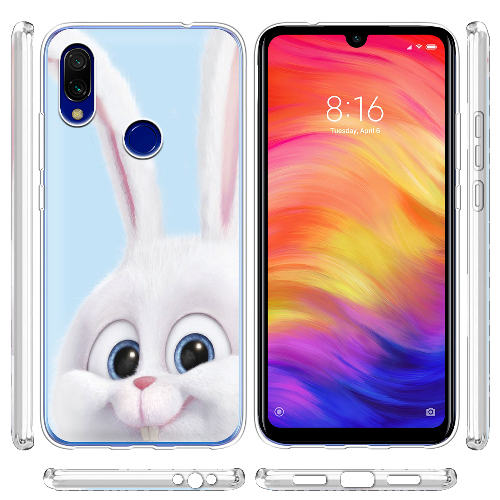 Чехол BoxFace Xiaomi Redmi 7 Кролик Снежок