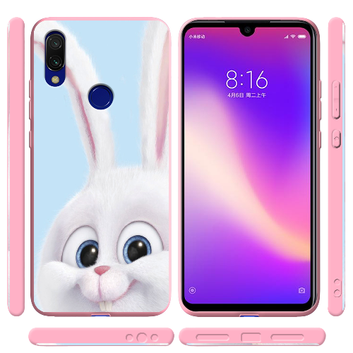 Чехол BoxFace Xiaomi Redmi 7 Кролик Снежок