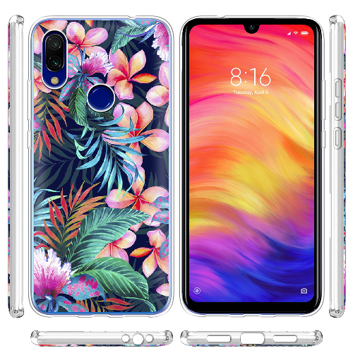 Чехол BoxFace Xiaomi Redmi 7 flowers in the tropics