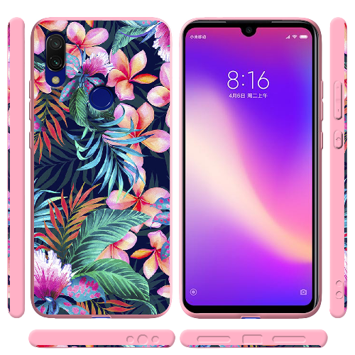 Чехол BoxFace Xiaomi Redmi 7 flowers in the tropics