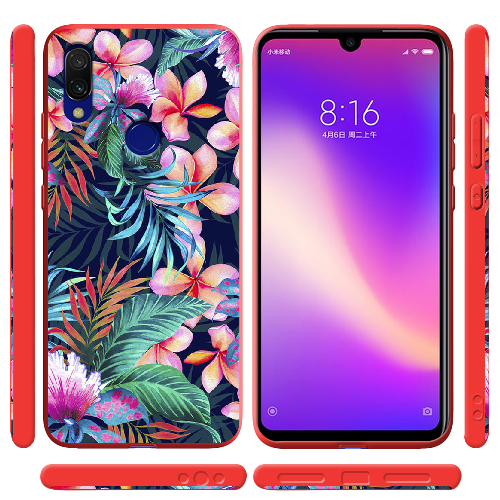 Чехол BoxFace Xiaomi Redmi 7 flowers in the tropics