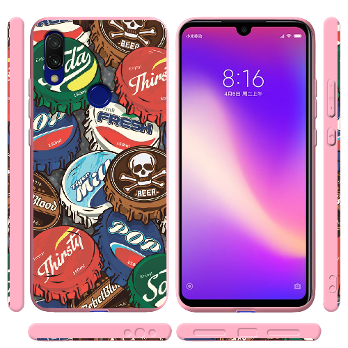 Чехол BoxFace Xiaomi Redmi 7 Drink Lids