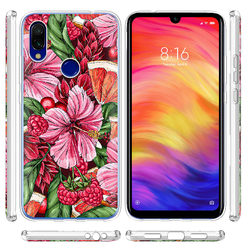 Чехол BoxFace Xiaomi Redmi 7 Tropical Flowers