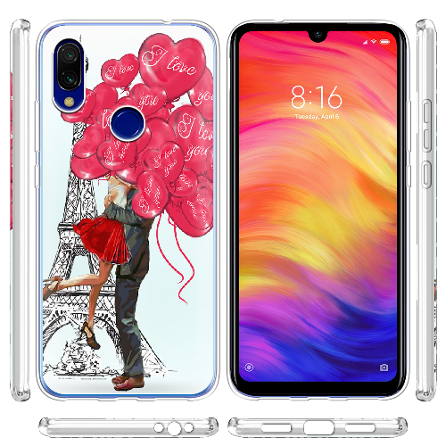 Чехол BoxFace Xiaomi Redmi 7 Love in Paris