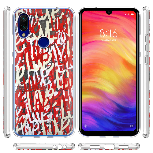 Чехол BoxFace Xiaomi Redmi 7 Love Graffiti