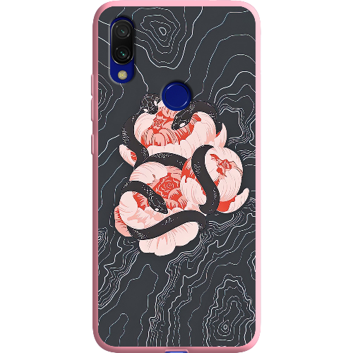 Чехол BoxFace Xiaomi Redmi 7 Snake Rose