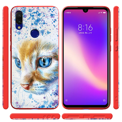 Чехол BoxFace Xiaomi Redmi 7 Голубоглазый Кот