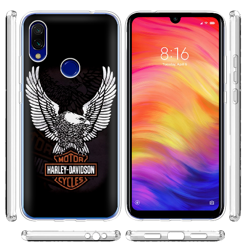 Чехол BoxFace Xiaomi Redmi 7 Harley Davidson and eagle