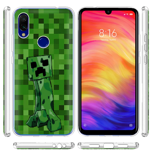 Чехол BoxFace Xiaomi Redmi 7 Minecraft Creeper