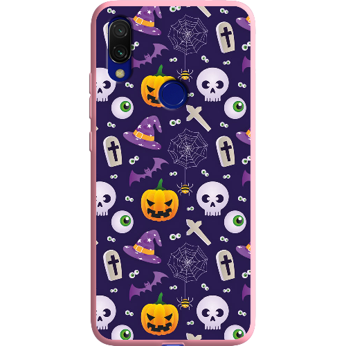 Чехол BoxFace Xiaomi Redmi 7 Halloween Purple Mood