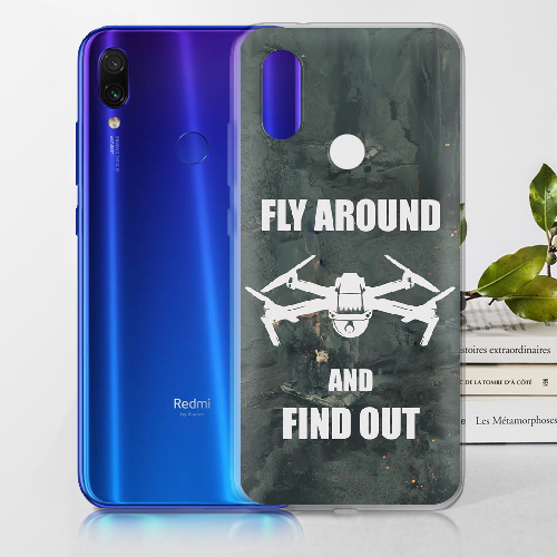 Чехол BoxFace Xiaomi Redmi 7 Дрон Fly Around