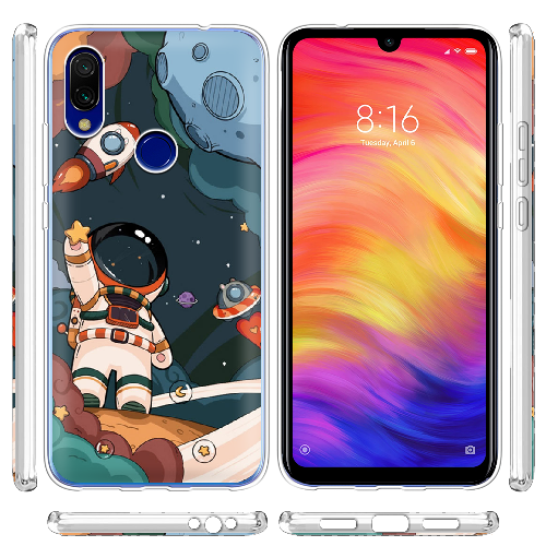 Чехол BoxFace Xiaomi Redmi 7 Space Mission