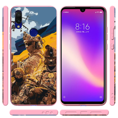 Чехол BoxFace Xiaomi Redmi 7 Воїни ЗСУ