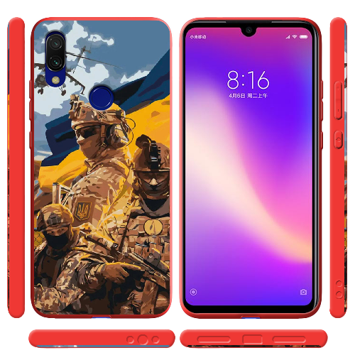 Чехол BoxFace Xiaomi Redmi 7 Воїни ЗСУ