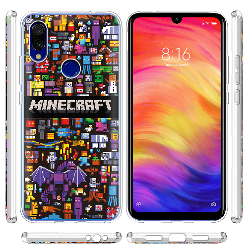 Чехол BoxFace Xiaomi Redmi 7 Minecraft Mobbery