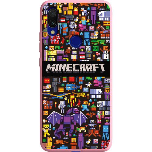 Чехол BoxFace Xiaomi Redmi 7 Minecraft Mobbery