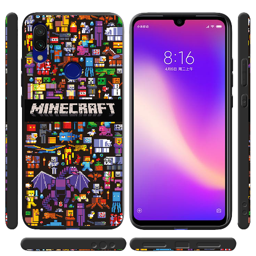 Чехол BoxFace Xiaomi Redmi 7 Minecraft Mobbery