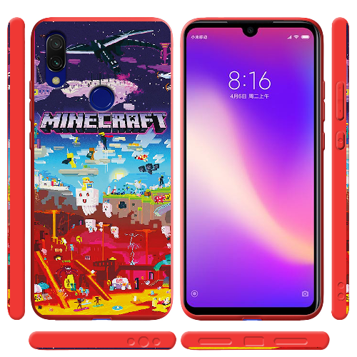 Чехол BoxFace Xiaomi Redmi 7 Minecraft World Beyond