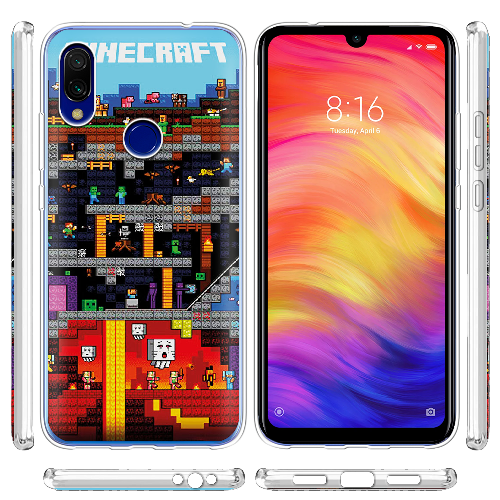 Чехол BoxFace Xiaomi Redmi 7 Minecraft Lode Runner