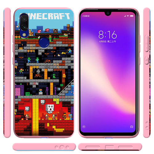 Чехол BoxFace Xiaomi Redmi 7 Minecraft Lode Runner