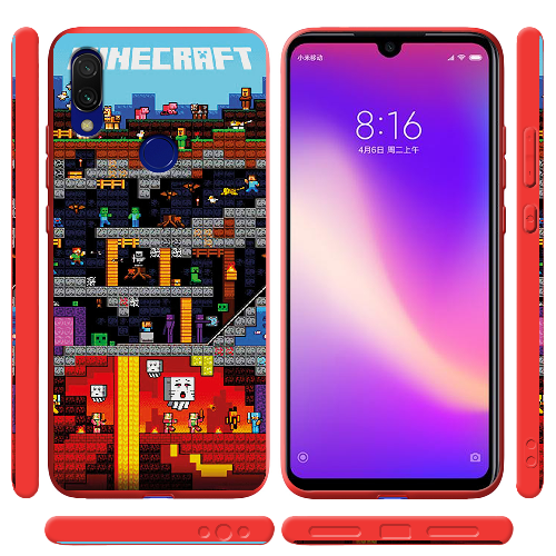 Чехол BoxFace Xiaomi Redmi 7 Minecraft Lode Runner