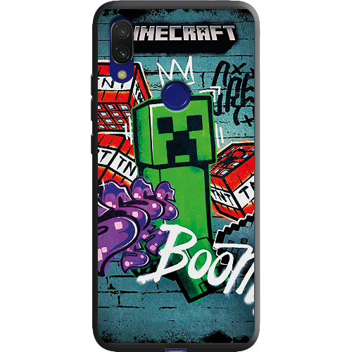 Чехол BoxFace Xiaomi Redmi 7 Minecraft Graffiti