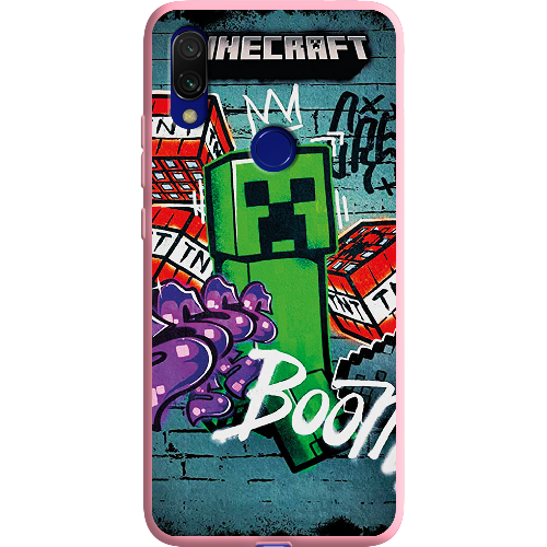 Чехол BoxFace Xiaomi Redmi 7 Minecraft Graffiti