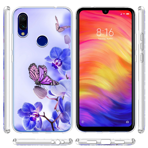 Чехол BoxFace Xiaomi Redmi 7 Orchids and Butterflies