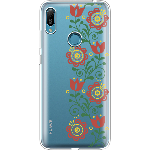 Чехол Boxface Huawei Y6 Prime 2019 Ethno Flower