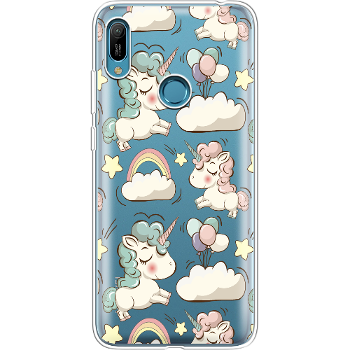 Чехол Boxface Huawei Y6 Prime 2019 Unicorns